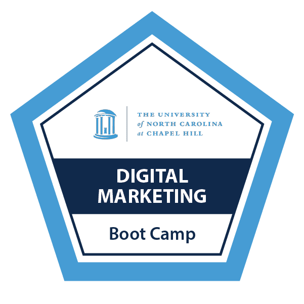 UNC Digital Marketing Boot Camp Certification Badge