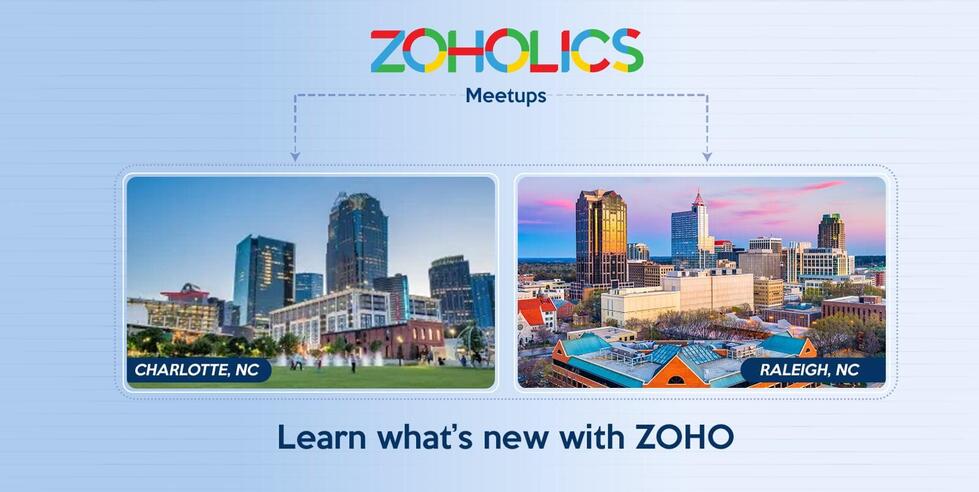 Click here to learn more about Zoho User Groups!